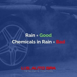 A ceramic car coating can protect against the rain and other environmental factors