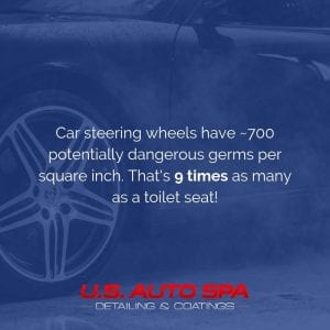 car odor removal removes germs, like the ~700 germs probably present on your steering wheel right now.