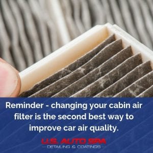 Car Odor Removal starts with replacing your cabin air filter